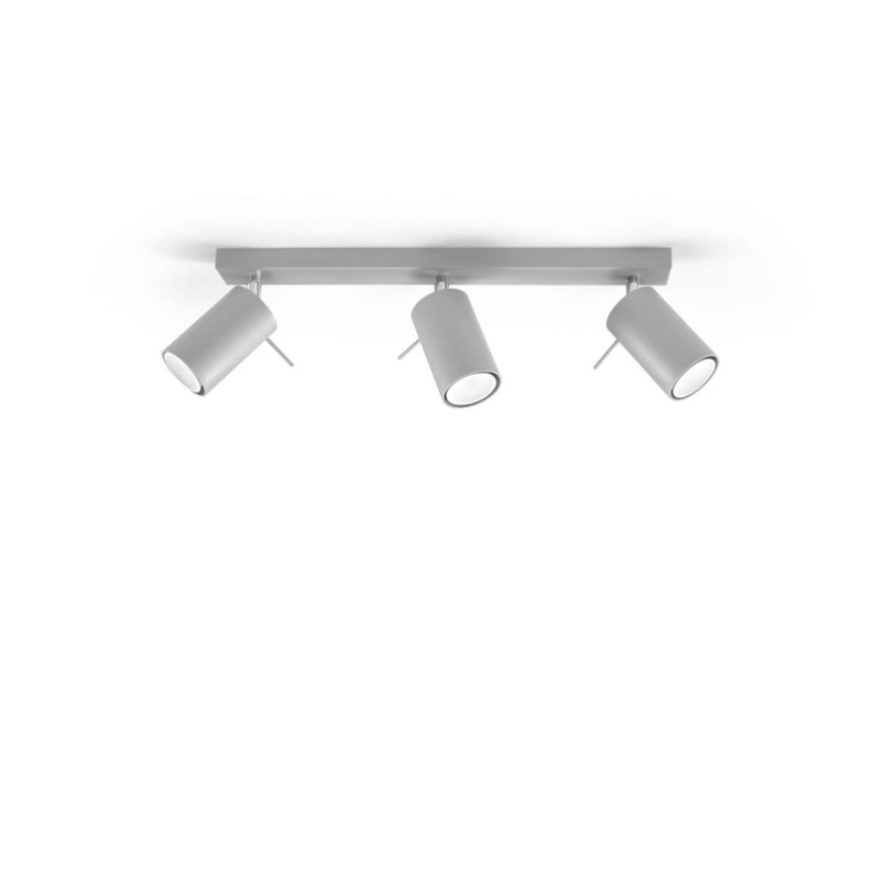 Plafon Ring 3 Szary SL.0451 Sollux