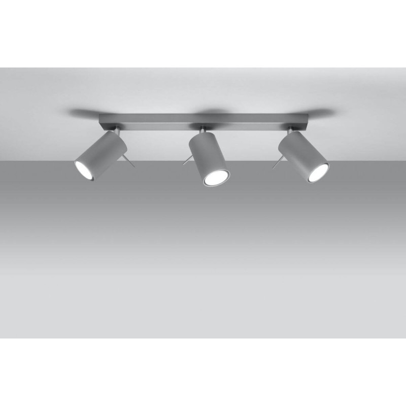 Plafon Ring 3 Szary SL.0451 Sollux