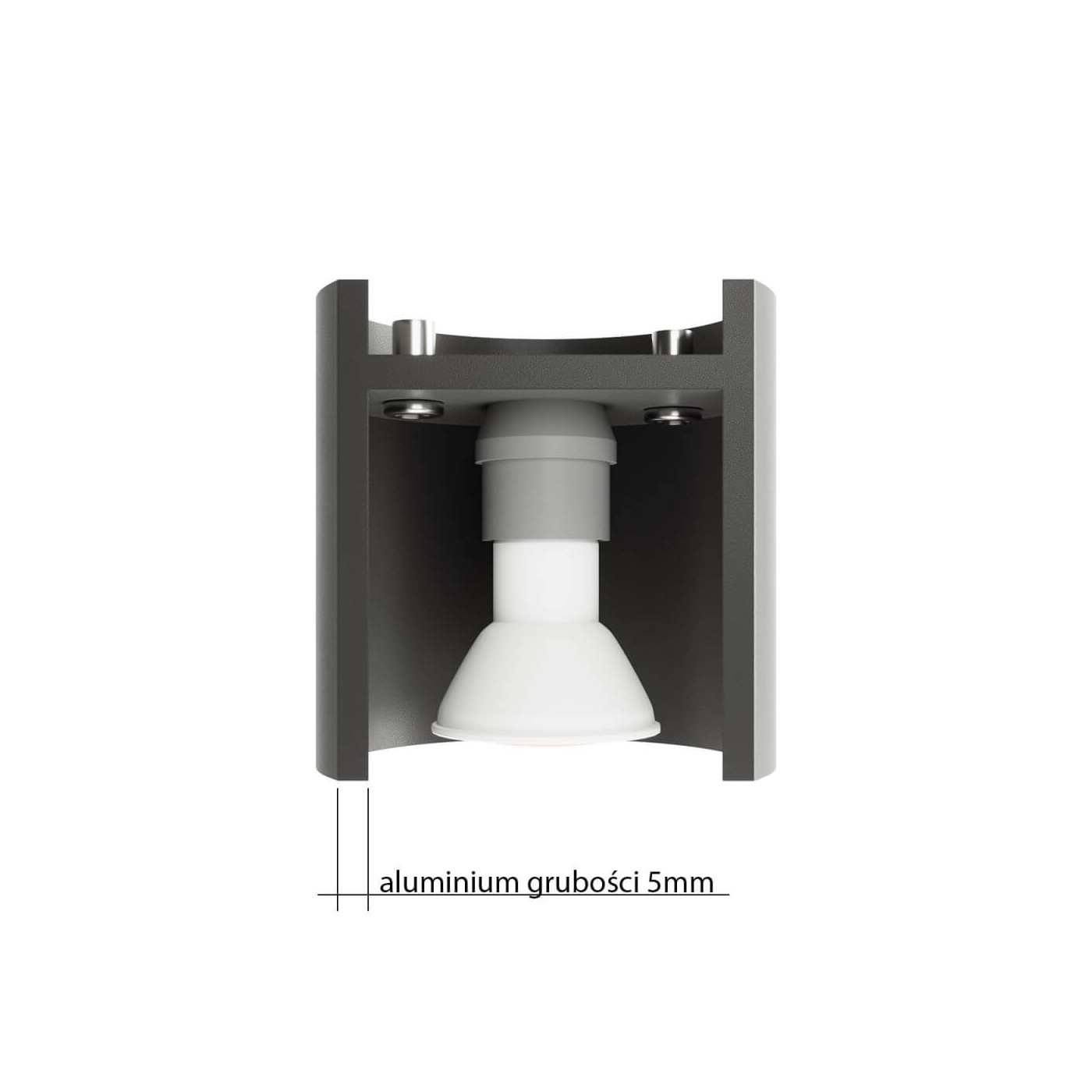 Plafon Orbis 1 Szary SL.0018 Sollux