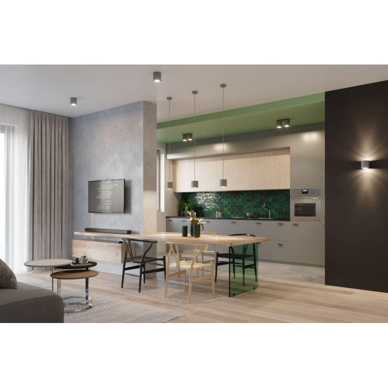 Plafon Orbis 1 Szary SL.0018 Sollux