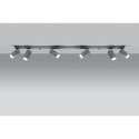 Plafon Ring 6L Szary SL.0454 Sollux