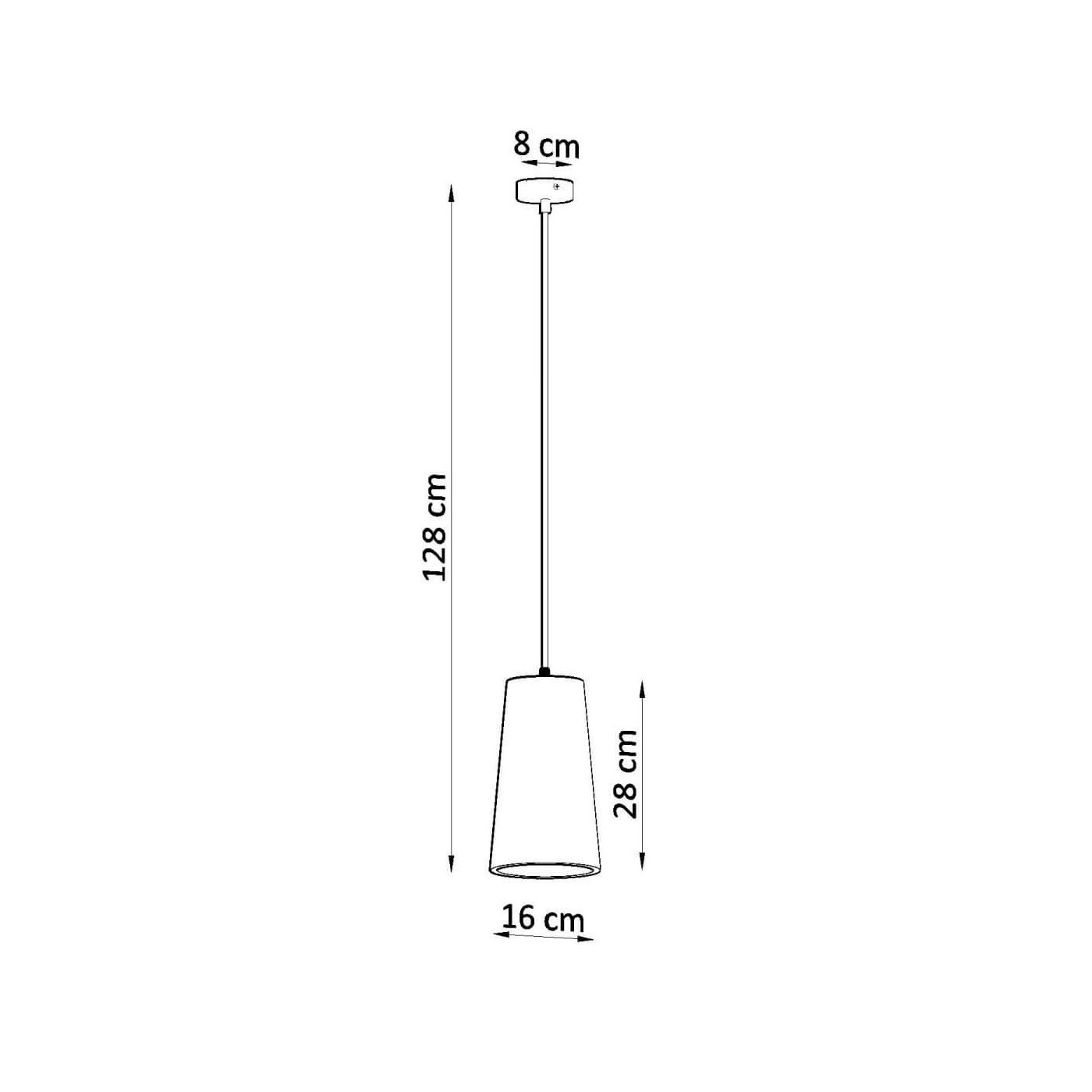 Lampa Wisząca Ceramiczna Gulcan SL.0849 Sollux