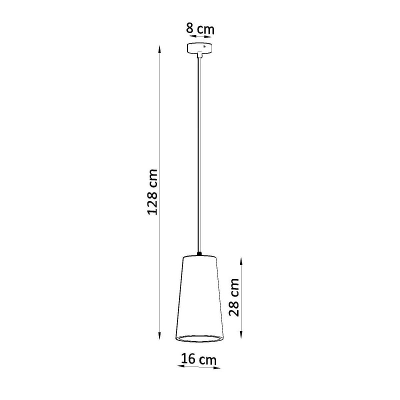 Lampa Wisząca Ceramiczna Gulcan SL.0849 Sollux
