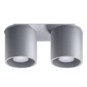 Plafon Orbis 2 Szary SL.0055 Sollux