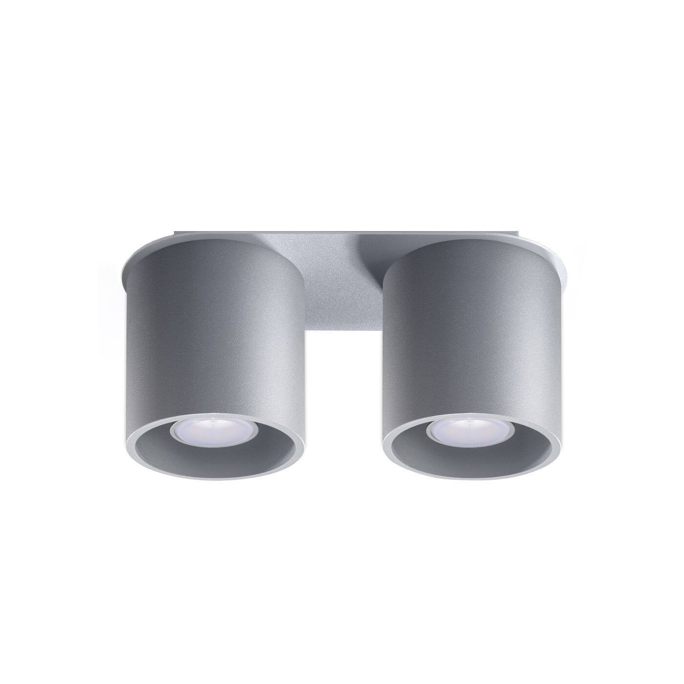 Plafon Orbis 2 Szary SL.0055 Sollux