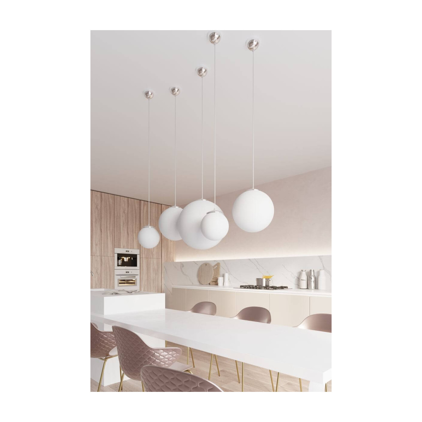 Lampa Wisząca Ugo 20 Chrom SL.0263 Sollux