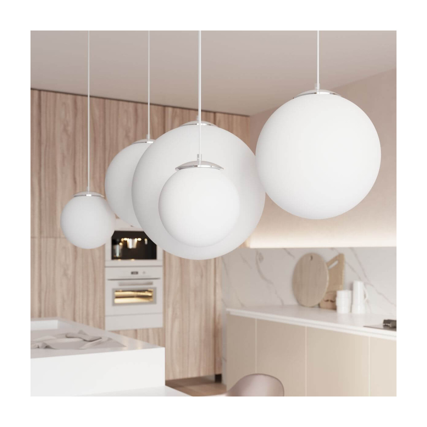 Lampa Wisząca Ugo 20 Chrom SL.0263 Sollux