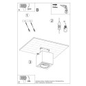 Plafon Valde 140 Beton SL.0646 Sollux
