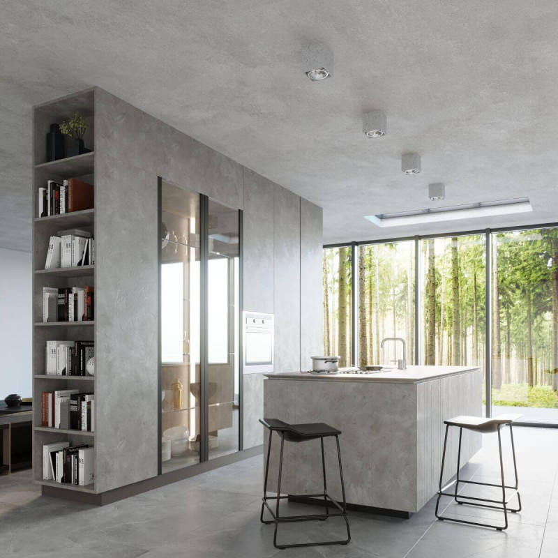 Plafon Valde 140 Beton SL.0646 Sollux