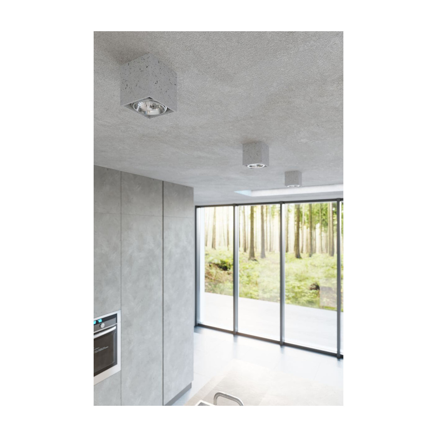 Plafon Valde 140 Beton SL.0646 Sollux