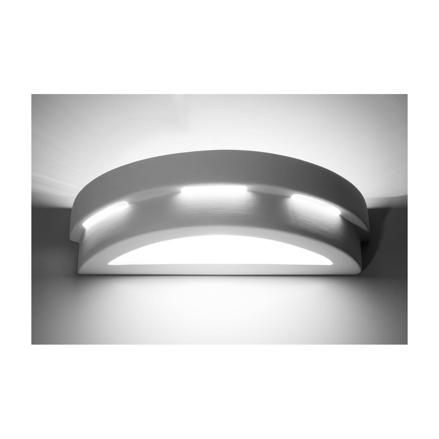 Kinkiet Ceramiczny Helios Biały SL.0002 Sollux
