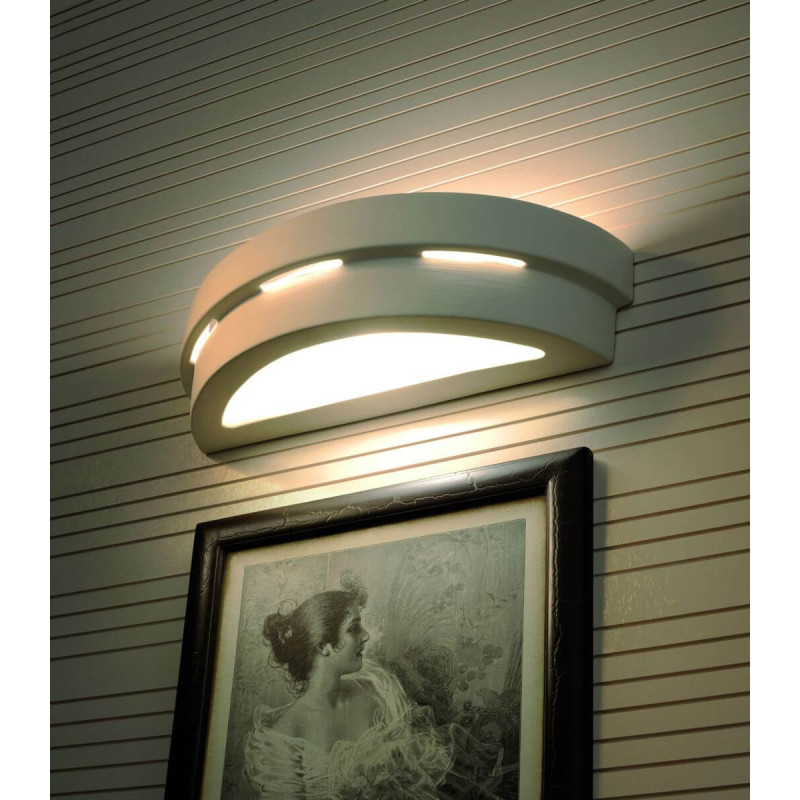 Kinkiet Ceramiczny Helios Biały SL.0002 Sollux