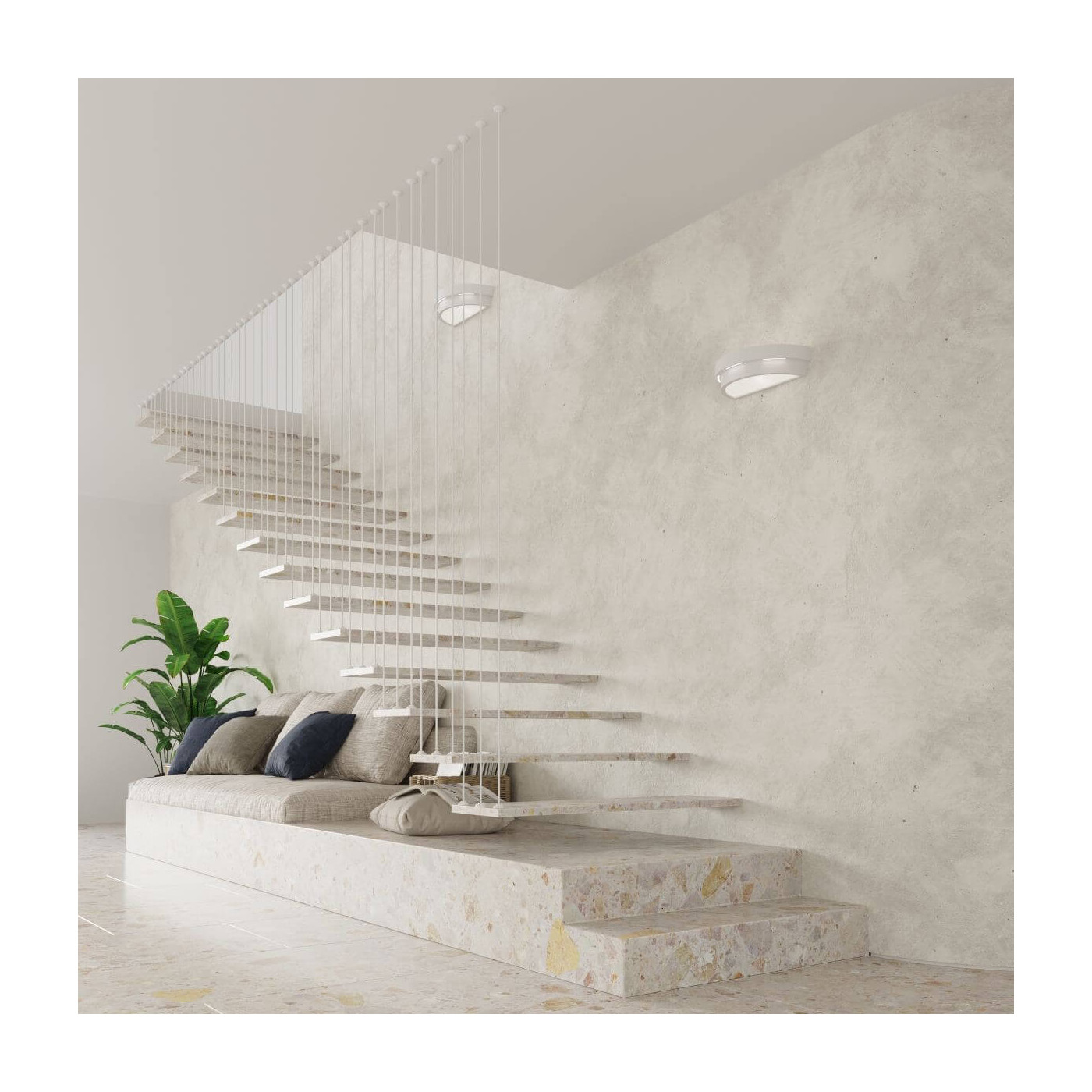 Kinkiet Ceramiczny Helios Biały SL.0002 Sollux