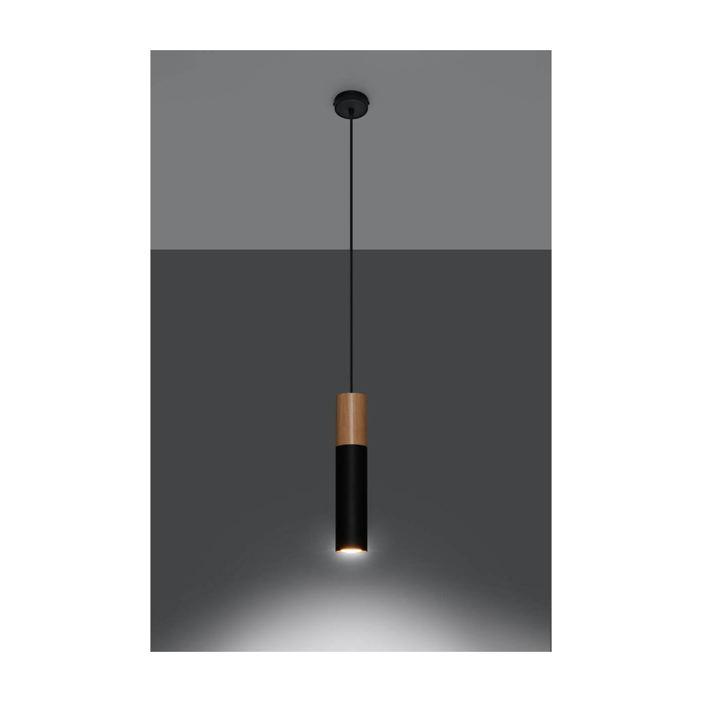 Lampa Wisząca Pablo Czarny SL.0632 Sollux