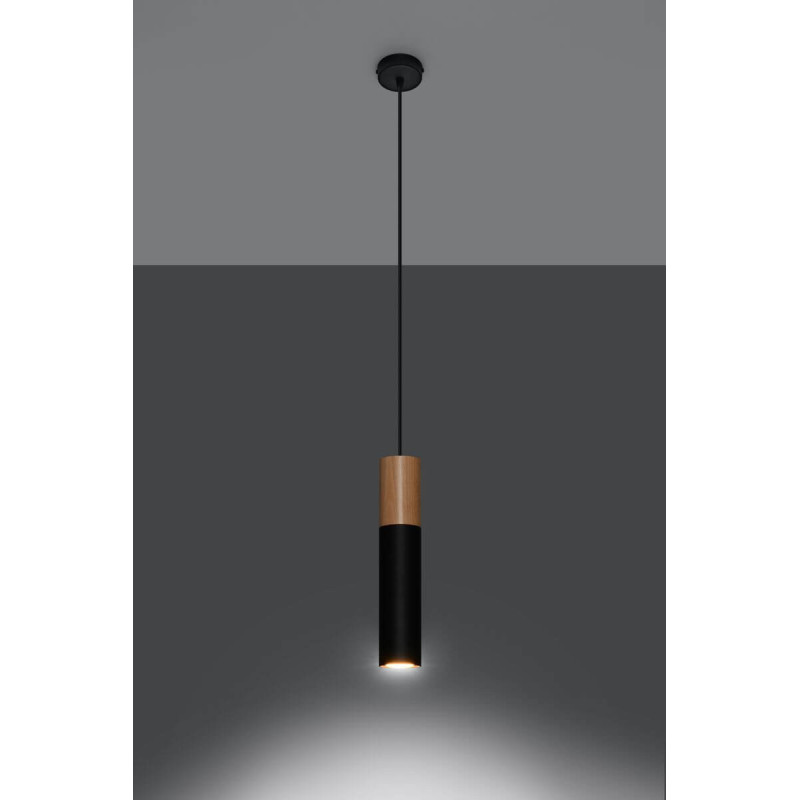 Lampa Wisząca Pablo Czarny SL.0632 Sollux