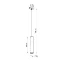 Lampa Wisząca Pablo Czarny SL.0632 Sollux