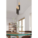 Lampa Wisząca Pablo 3 Czarna SL.0634 Sollux