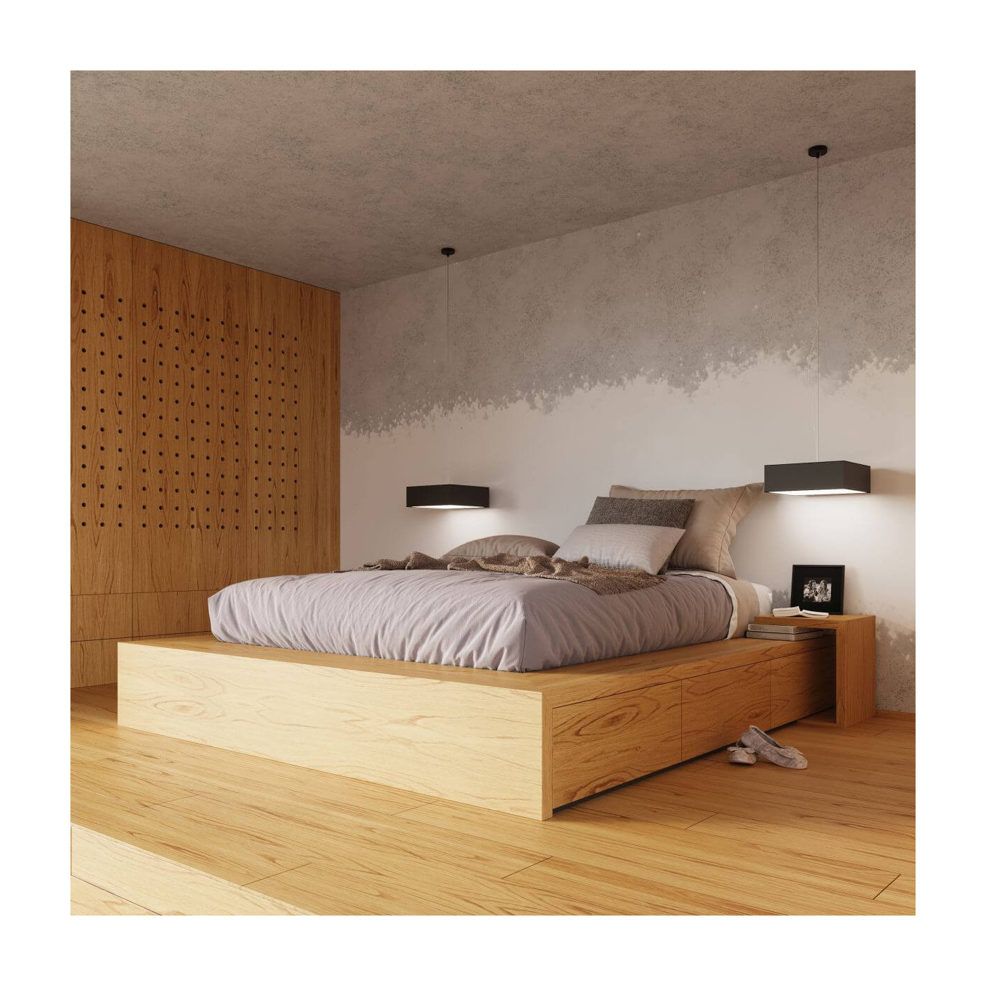 Plafon Horus 35 Czarny SL.0136 Sollux