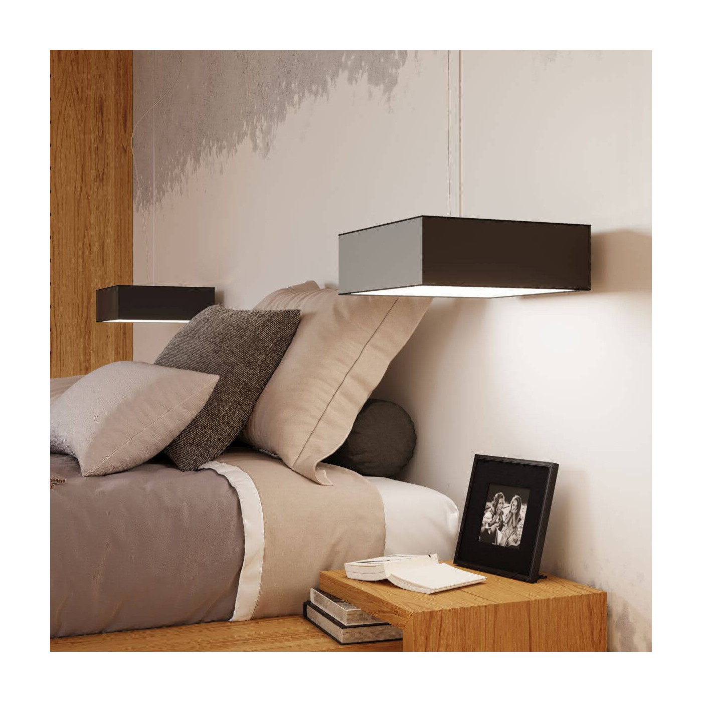 Plafon Horus 35 Czarny SL.0136 Sollux