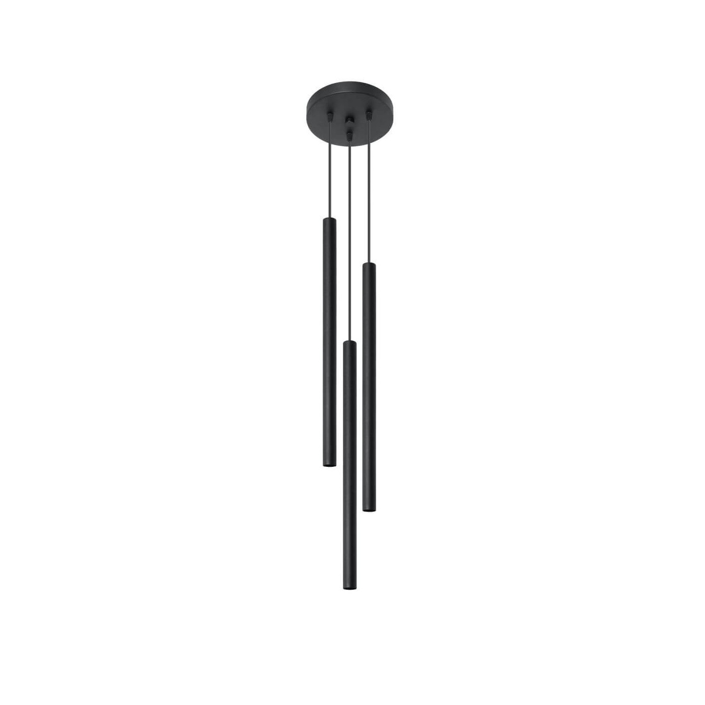 Lampa Wisząca Pastelo 3P Czarny SL.0471 Sollux