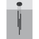 Lampa Wisząca Pastelo 3P Czarny SL.0471 Sollux
