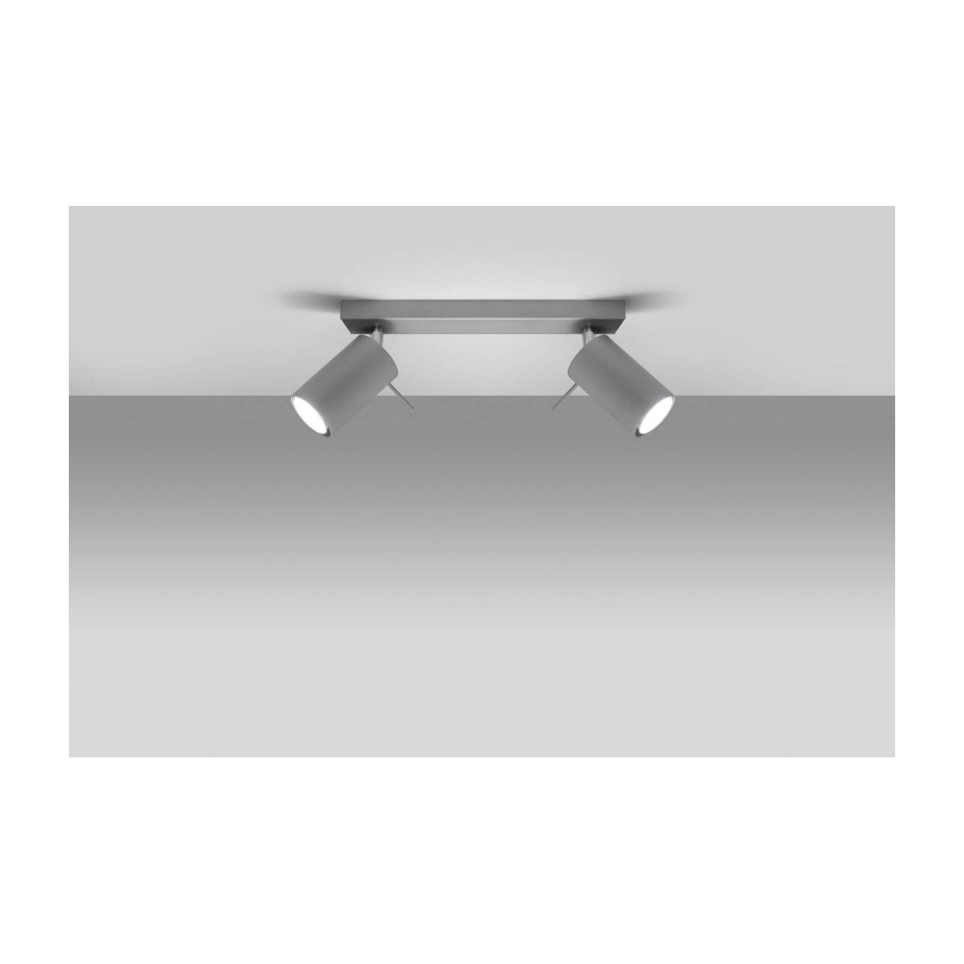 Plafon Ring 2 Szary SL.0450 Sollux