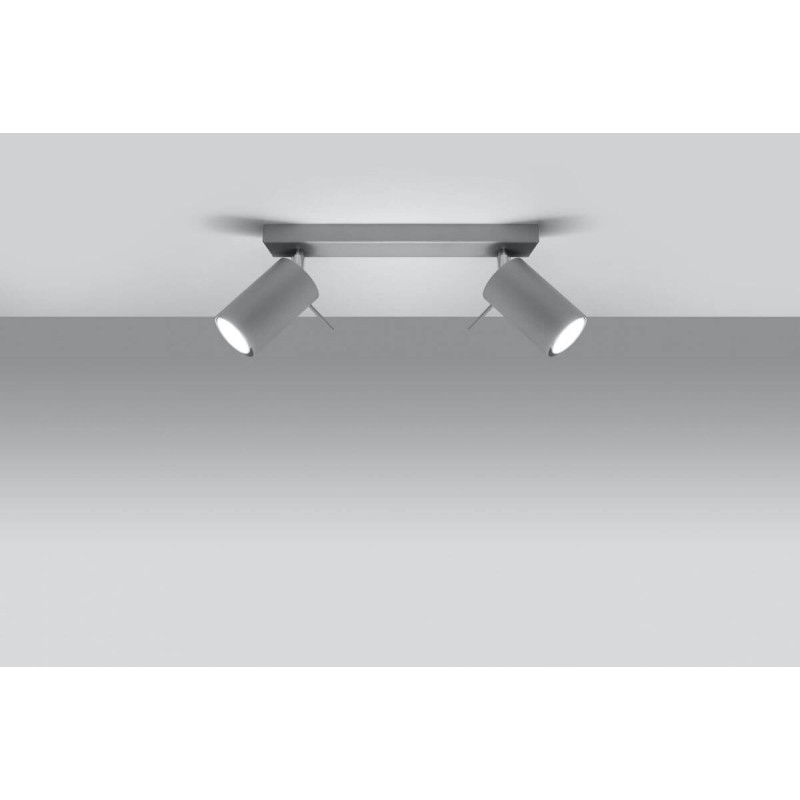 Plafon Ring 2 Szary SL.0450 Sollux