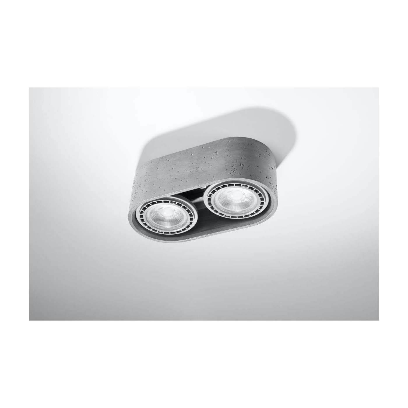 Plafon Basic 2 Beton SL.0882 Sollux
