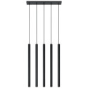 Lampa Wisząca Pastelo 5 Czarny SL.0472 Sollux