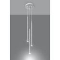 Lampa Wisząca Pastelo 3P Biały SL.0467 Sollux