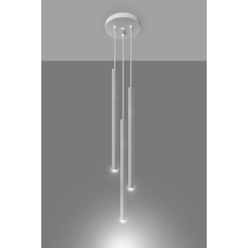 Lampa Wisząca Pastelo 3P Biały SL.0467 Sollux