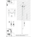 Lampa Wisząca Pastelo 3P Biały SL.0467 Sollux