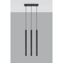 Lampa Wisząca Pastelo 3 Czarny SL.0470 Sollux