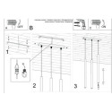 Lampa Wisząca Pastelo 3 Czarny SL.0470 Sollux