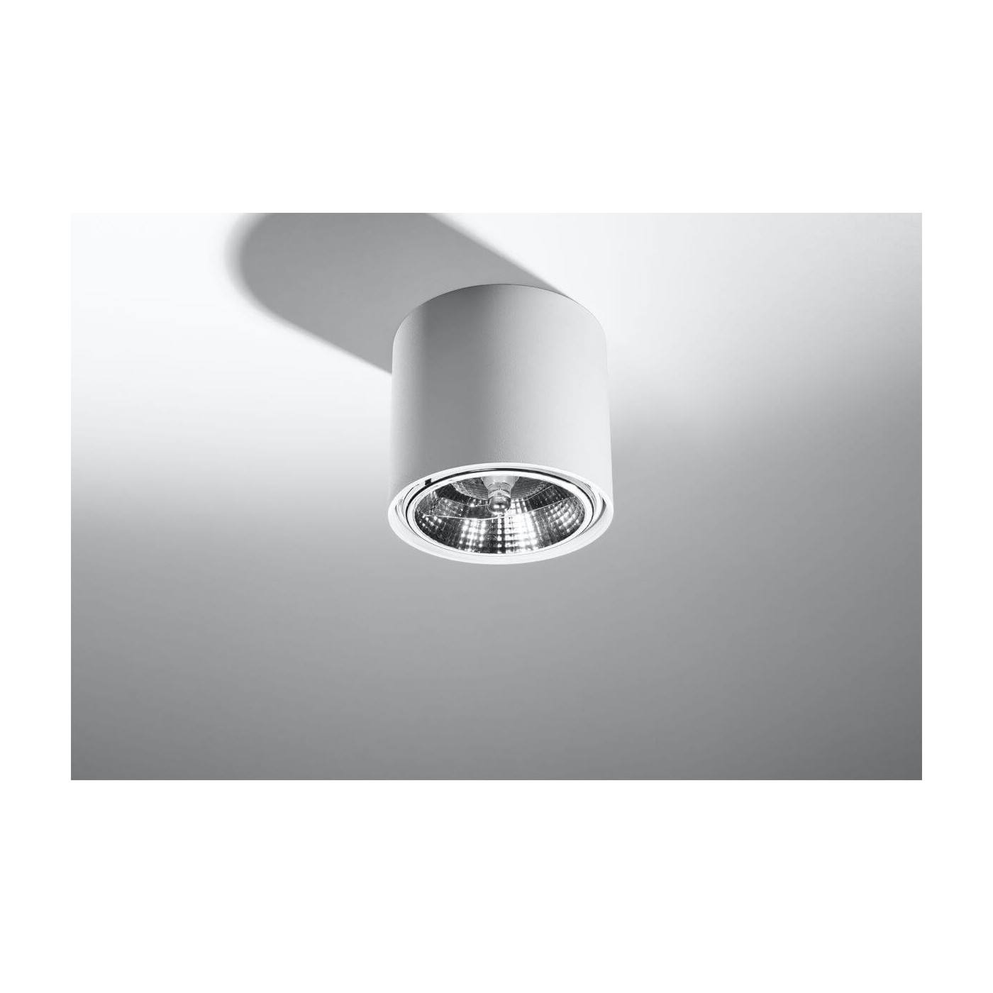 Plafon Tiube Biały SL.0695 Sollux