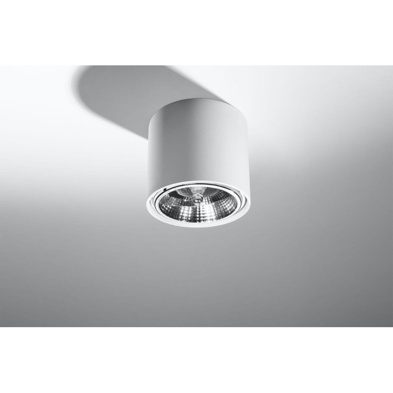 Plafon Tiube Biały SL.0695 Sollux