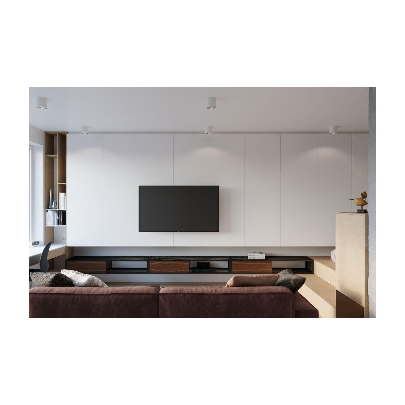 Plafon Tiube Biały SL.0695 Sollux