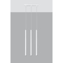 Lampa Wisząca Pastelo 3 Biały SL.0466 Sollux