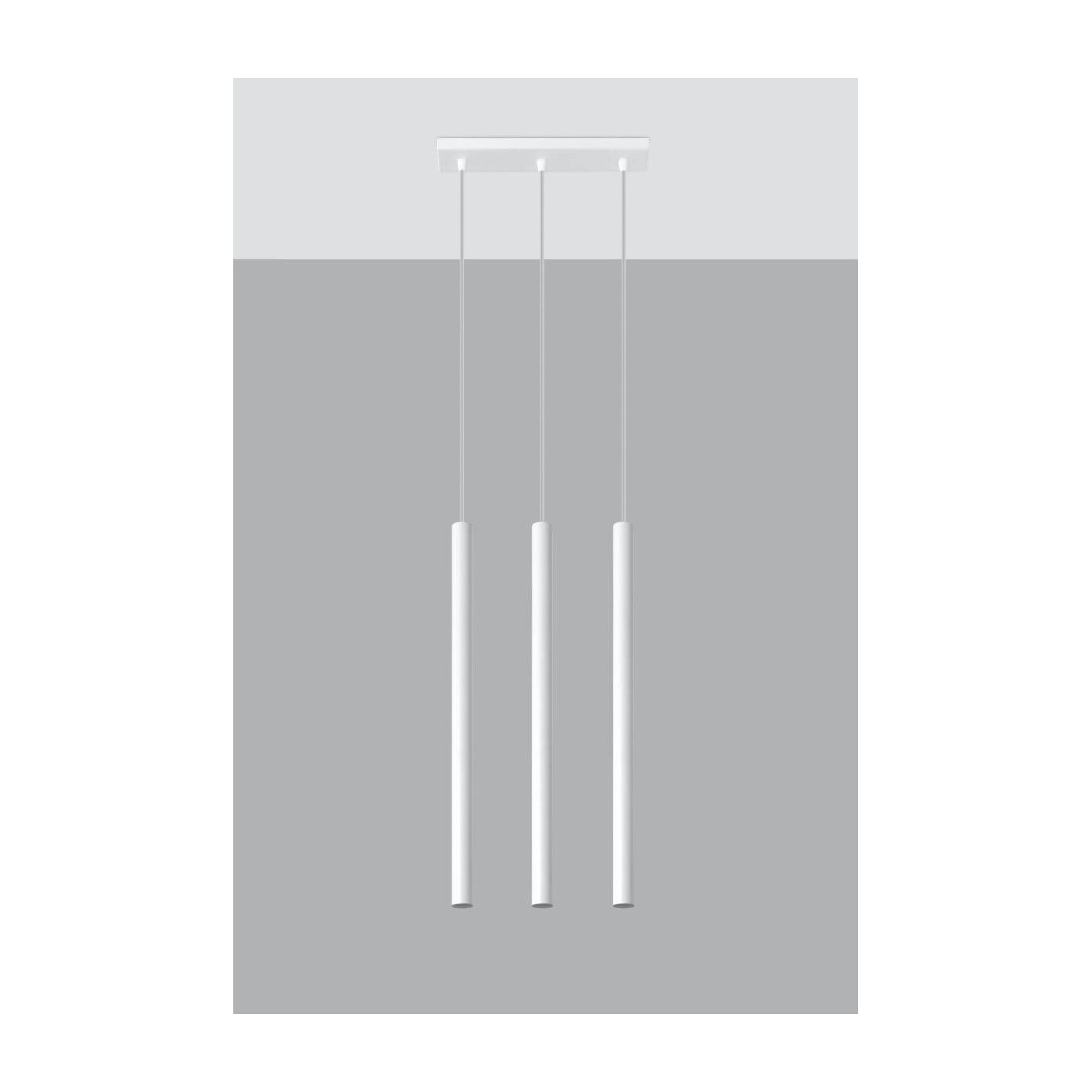Lampa Wisząca Pastelo 3 Biały SL.0466 Sollux