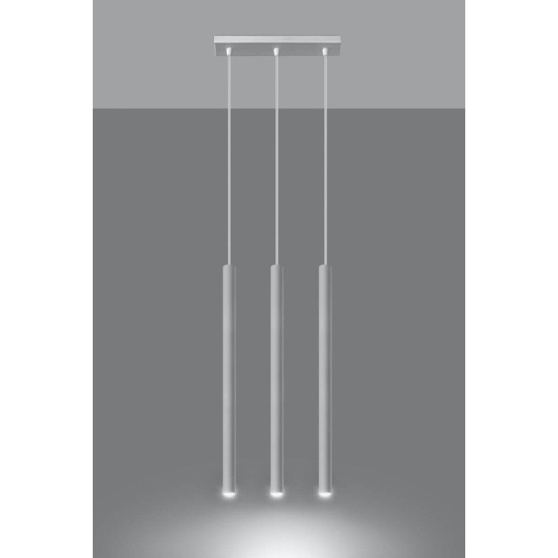 Lampa Wisząca Pastelo 3 Biały SL.0466 Sollux