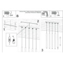 Lampa Wisząca Pastelo 5 Biały SL.0468 Sollux