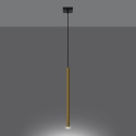 Lampa Wisząca Pastelo 1 Złoty Połysk Sollux