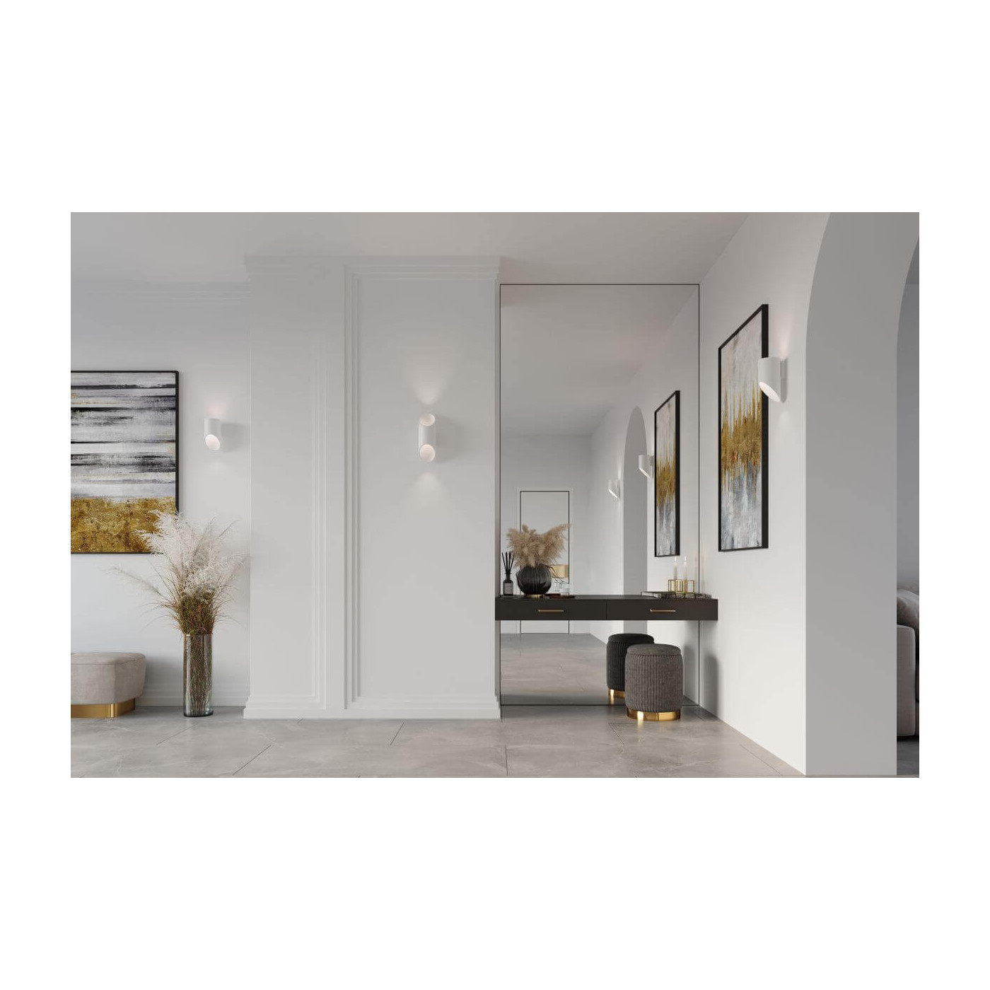 Kinkiet Penne 30 Biały SL.0108 Sollux