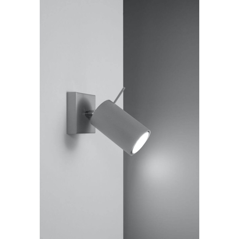 Kinkiet Ring 1 Szary SL.0449 Sollux