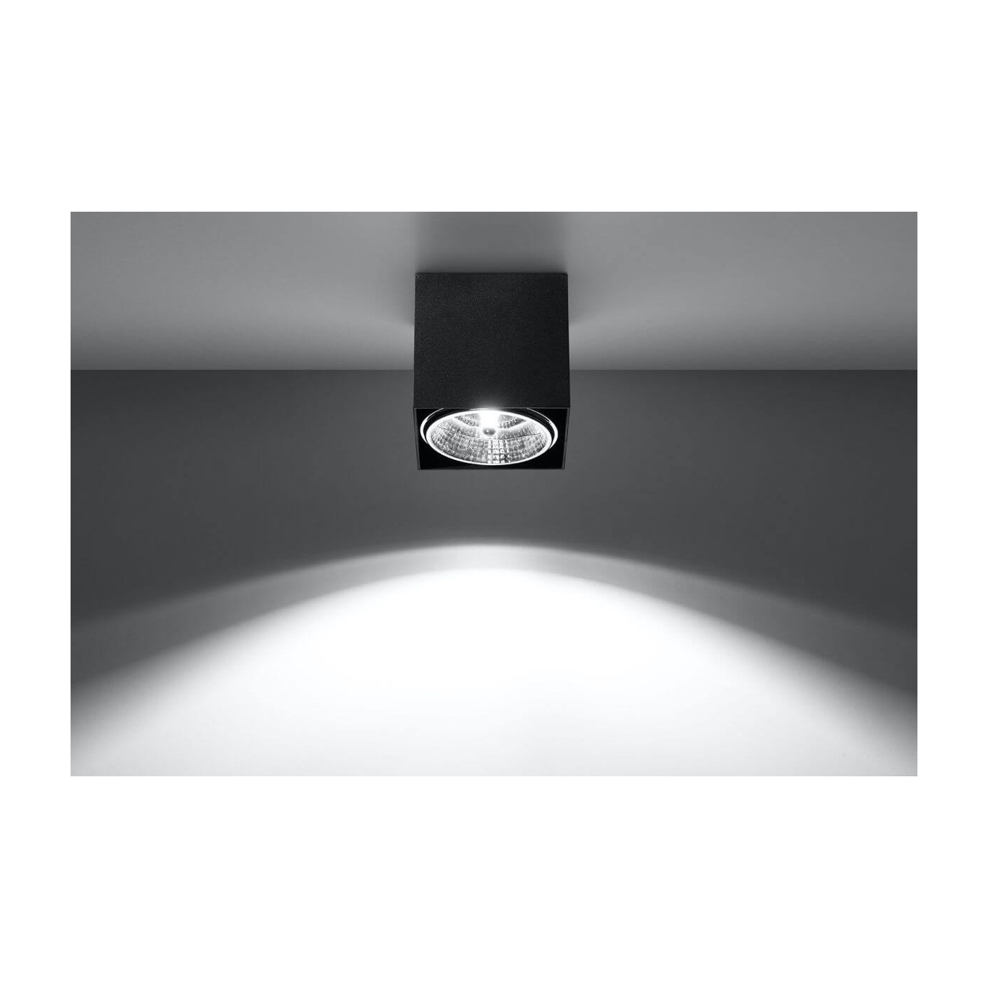 Plafon Blake Czarny SL.0700 Sollux
