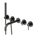 Bateria Wannowa 5-Otworowa Podtynkowa Y Grafit Y1237/1GR Omnires