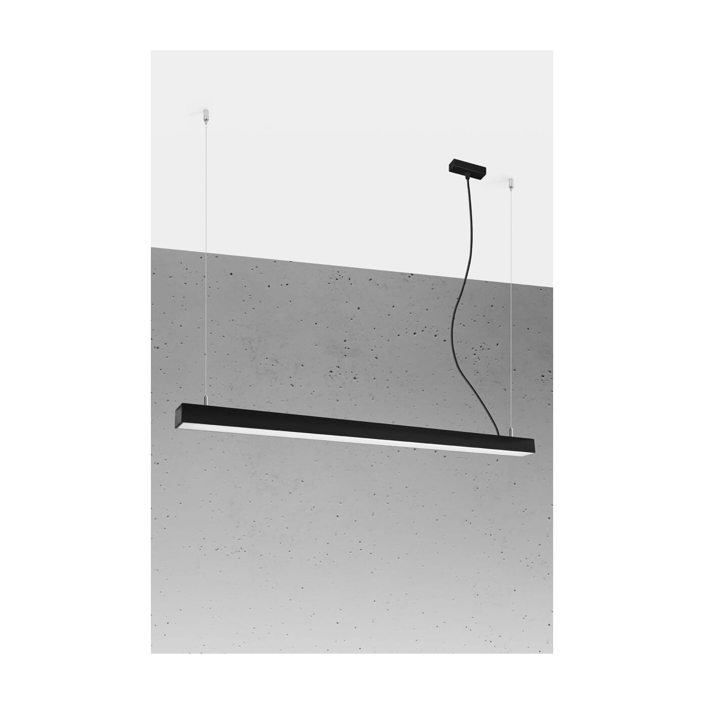 Lampa Wisząca Pinne 117 Czarny 4000K TH.069 Sollux
