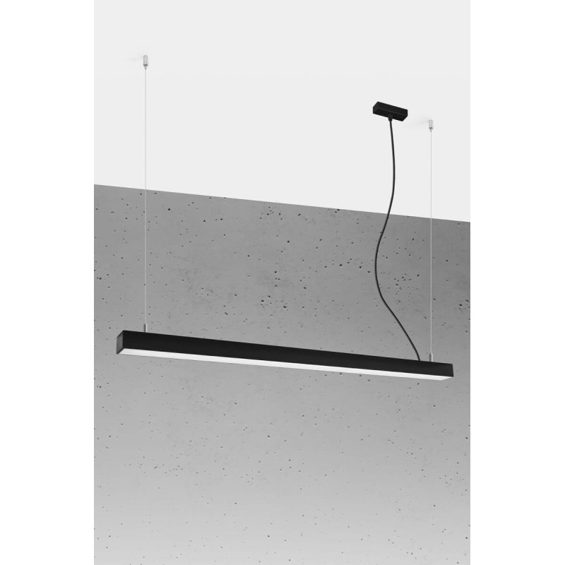 Lampa Wisząca Pinne 117 Czarny 4000K TH.069 Sollux