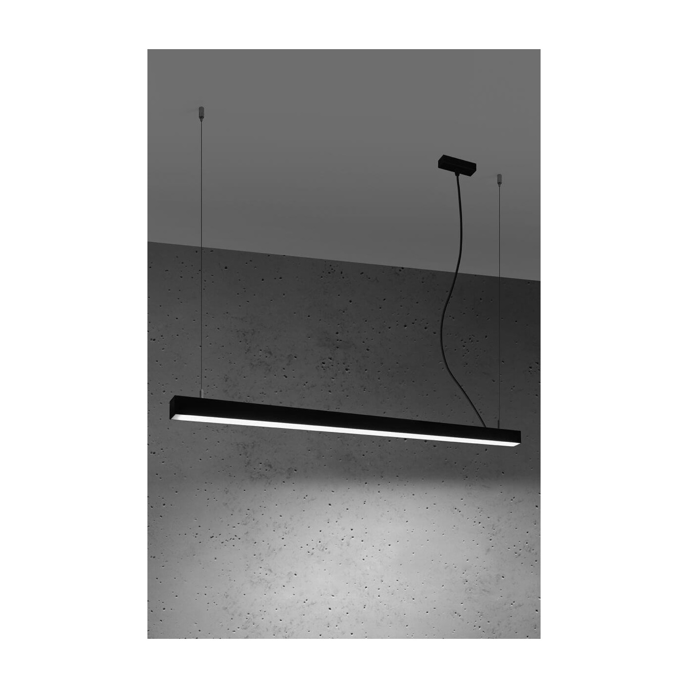 Lampa Wisząca Pinne 117 Czarny 4000K TH.069 Sollux