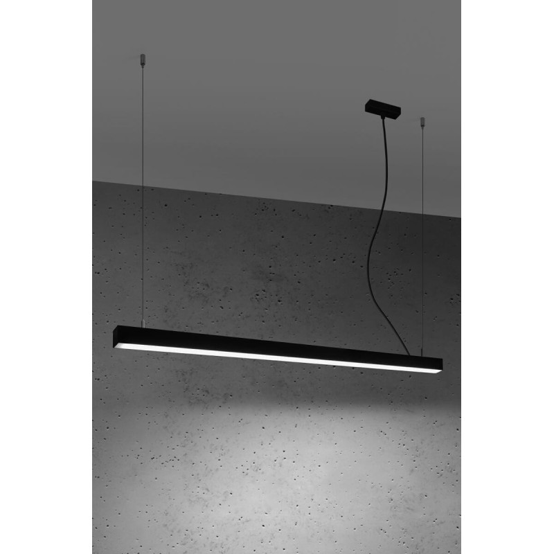 Lampa Wisząca Pinne 117 Czarny 4000K TH.069 Sollux